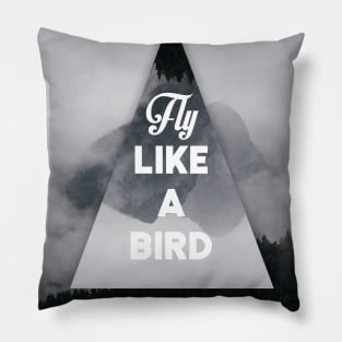 Fly like a bird Pillow