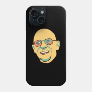 Foucault Minimal Portrait In Vintage Colors Phone Case