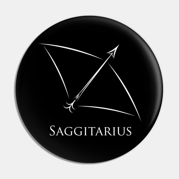 SAGITTARIUS - The Archer or Centaur Pin by GNDesign