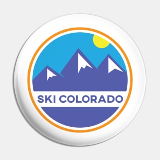 Ski Colorado Badge Pin