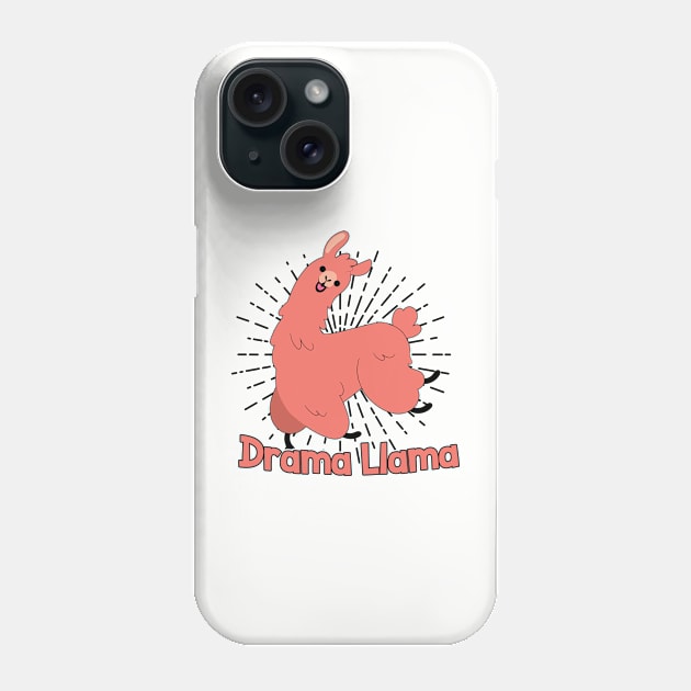 Drama Llama Phone Case by Vault Emporium