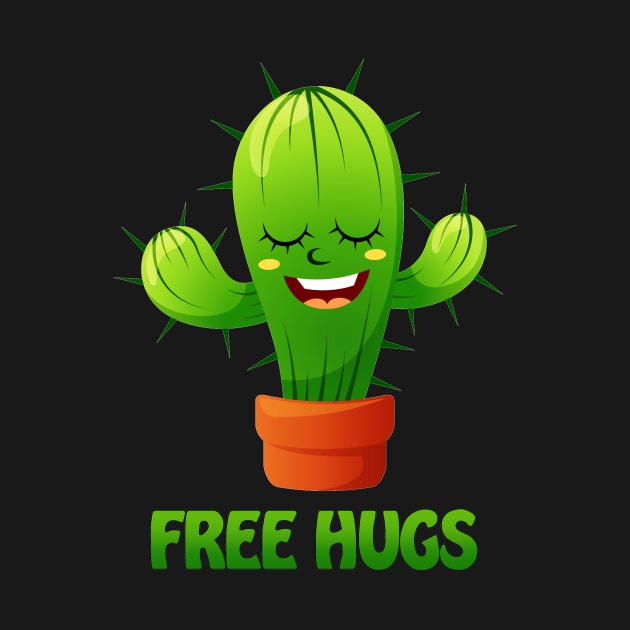 happy cactus offering free hugs by pickledpossums