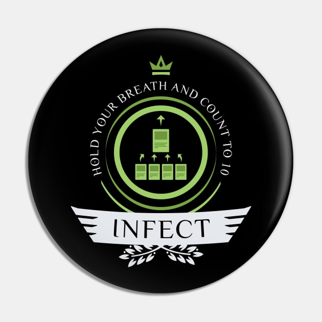Magic the Gathering - Infect Life Pin by epicupgrades