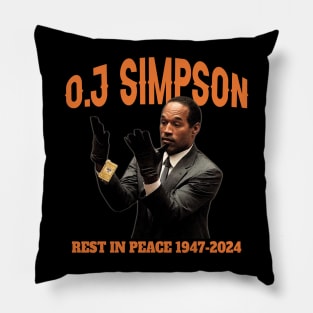 OJ Simpson Rest in Peace Pillow