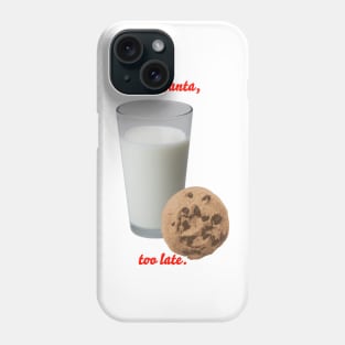 Eating Santa's Cookies Phone Case