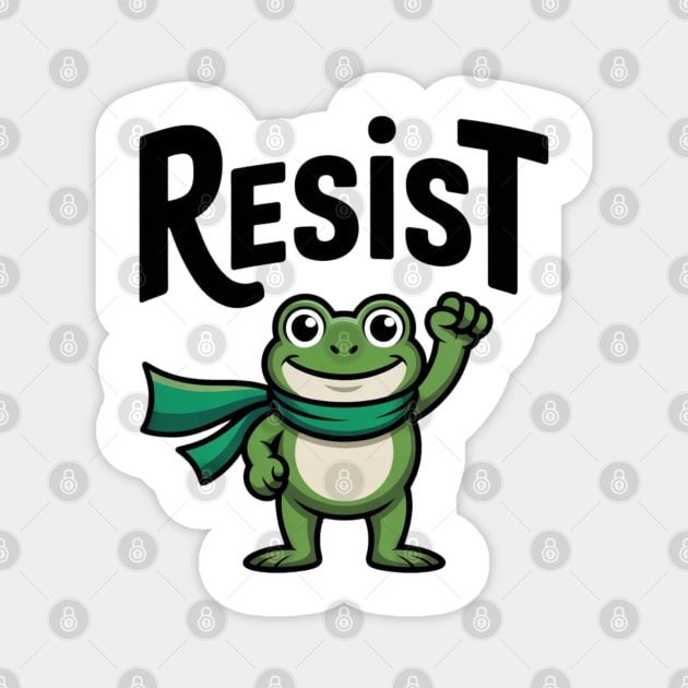 Portland-Frog Magnet by Creatifly Graphic Tees