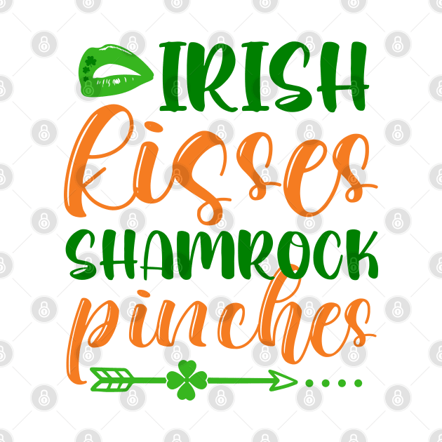 Irish kisses shamrock pinches by MZeeDesigns