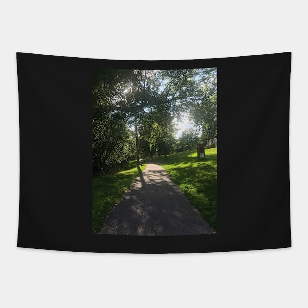 A Walk in the Park Tapestry by Sparkleweather