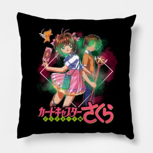 Vintage Sakura Cute Japanese Manga Pillow