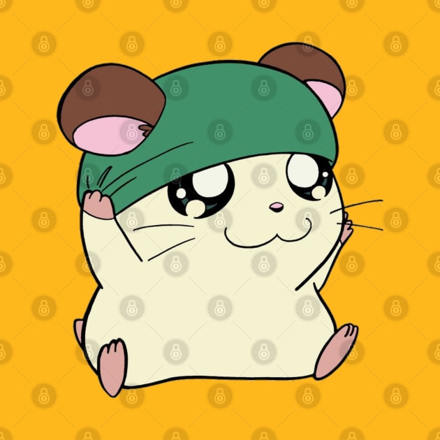 Cute hamster by Laris Manis Art