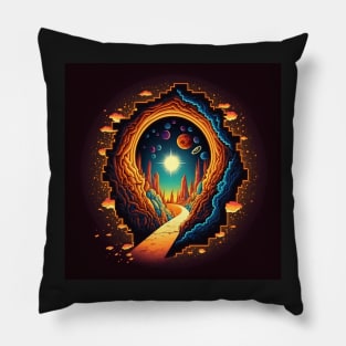 Portal to another dimension Pillow