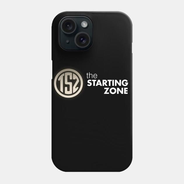 TSZ BFA Logo with White Title Phone Case by The Starting Zone