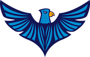 Blue Eagle Wings Logo Magnet