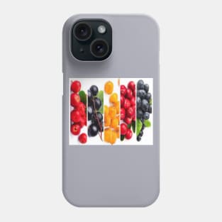 Black currants, lingonberries,several other berries Phone Case