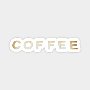 Coffee Photo Art Text Magnet