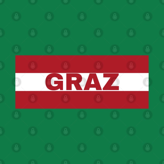 Graz City in Austrian Flag by aybe7elf