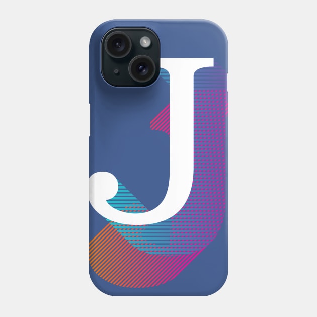 Letter J Phone Case by MplusC