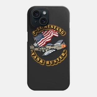 Aircraft - P-51 Mustang Phone Case