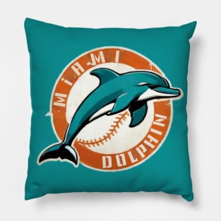 Miami dolphin Pillow