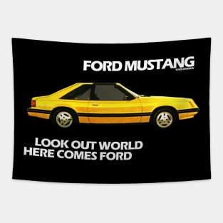 FORD MUSTANG - 80s AD Tapestry