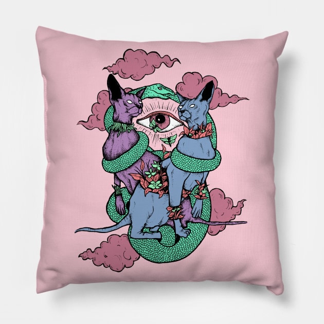 Twins Pillow by dezintegracija