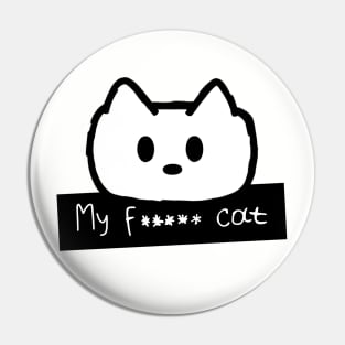 My "fantastic" cat. Logo Pin