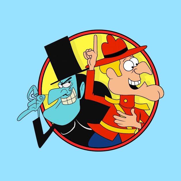 Dudley Do-Right and Snidely Whiplash -  Bullwinkle by LuisP96