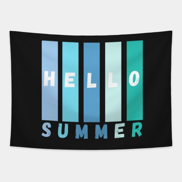 HELLO SUMMER Tapestry by shopcherroukia