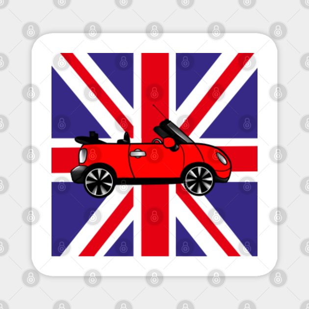 BEEP BEEP Mini, england flag Mini Cooper S TeePublic