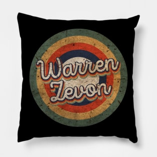 Warren Name Personalized Zevon Vintage Retro 60s 70s Birthday Gift Pillow