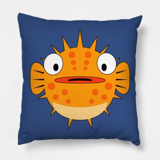 Friendly pufferfish Pillow