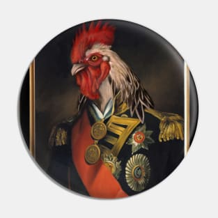 British Sussex Rooster Pin