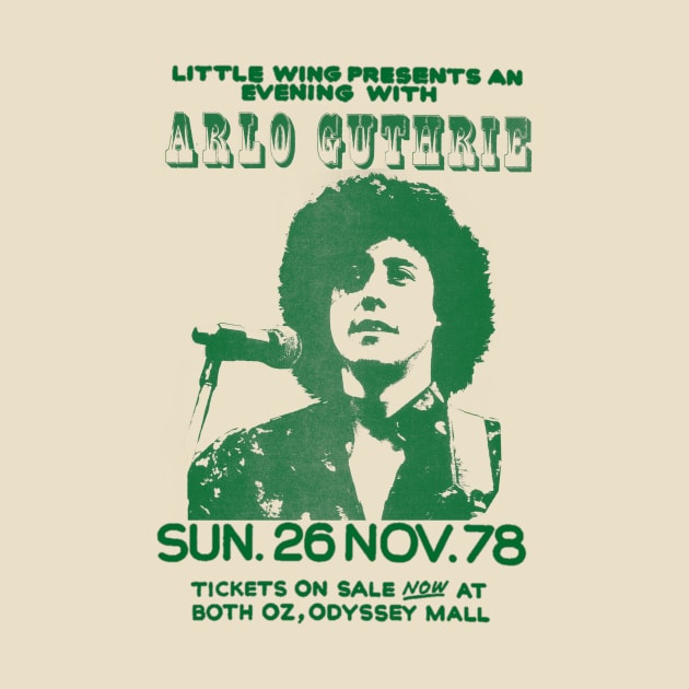 Arlo Guthrie by HAPPY TRIP PRESS