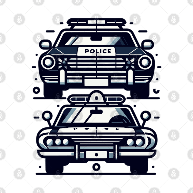 Police Car by Vehicles-Art