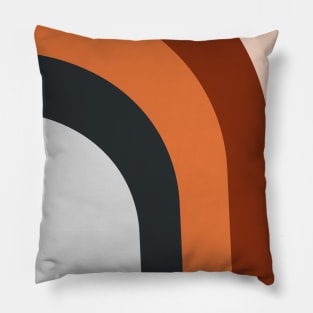 Abstract boho rainbow pattern Pillow