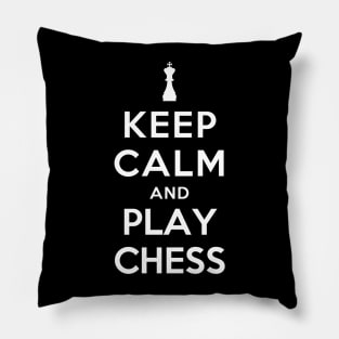 Keep Calm and Play Chess Pillow