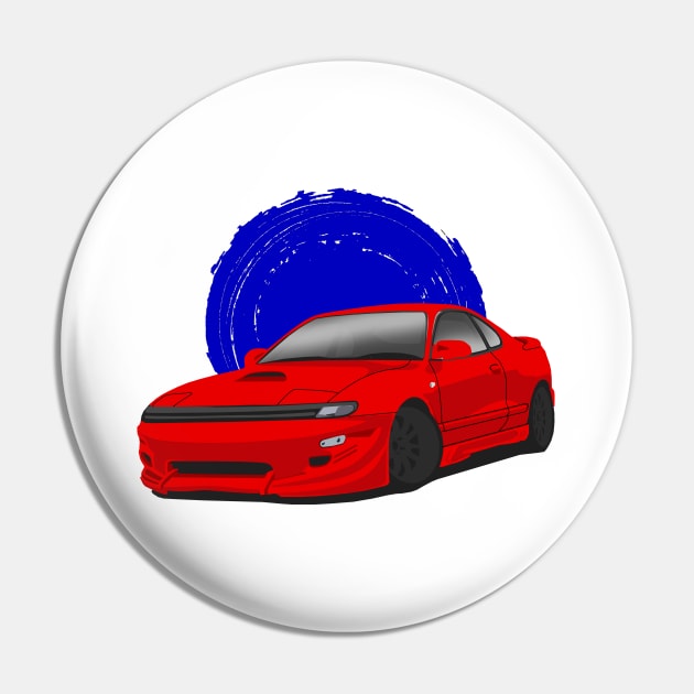 Red Toyota Celica Gts St185 Pin by Rebellion Store