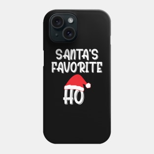 Santa's Favorite Ho, Christmas Funny Gift, Xmas Phone Case