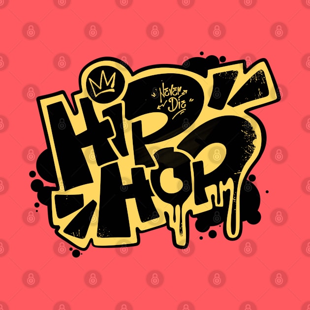 Street Hiphop Design with Graffiti Style by Nine Tailed Cat