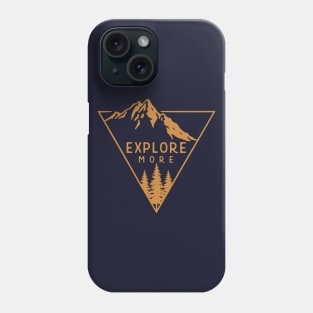 Explore More - Golden Phone Case