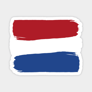 Painted Style Dutch Flag Magnet