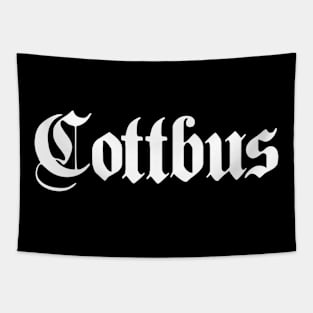 Cottbus written with gothic font Tapestry