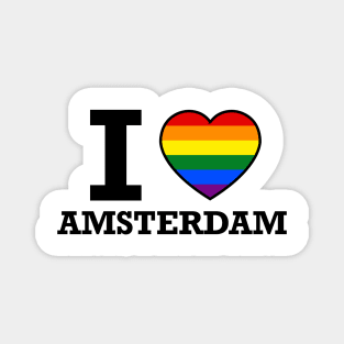 I LOVE AMSTERDAM PRIDE GAY Magnet