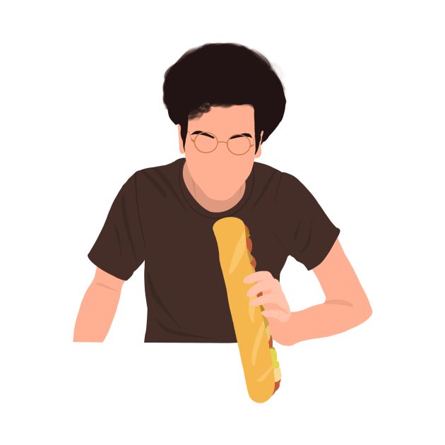 How I Met Your Mother College Ted and his Sandwich by senaeksi