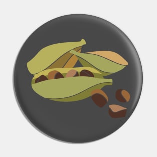 Cardamom - Stylized Food Pin