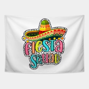 Let's Fiesta, Cinco de Mayo, Mexican, Fiesta Dalmatian Dots, Fiesta Squad Tapestry