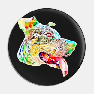 Grid Dog Pin