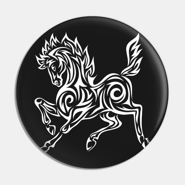 Beauty Horse Tribal Pin by AVEandLIA