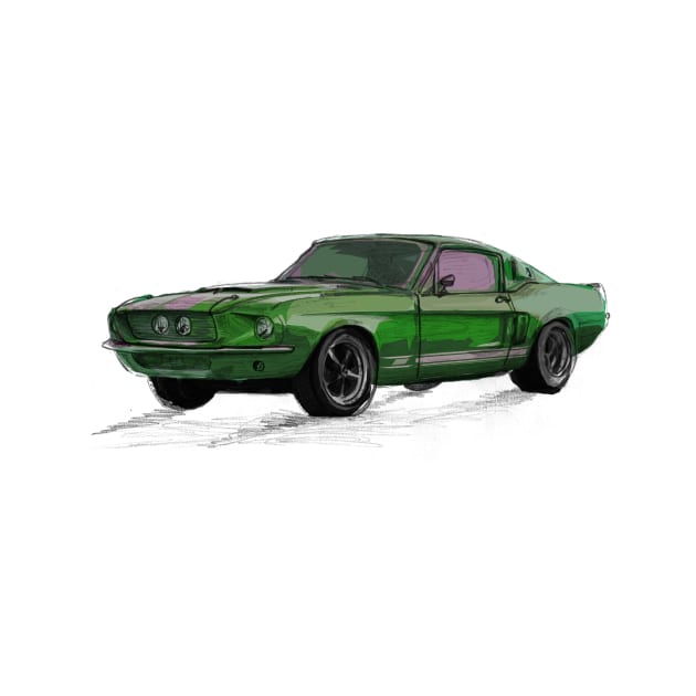 Classic Mustang Green by jdm1981