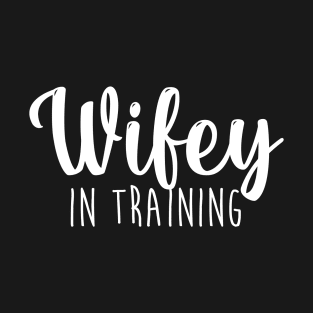 Hubby and Wifey  - Couples Shirt - Couples Tee - Hubby in Training Tee | Wifey in Training Tees - Couples Shirt Gifts - Couples Tee Gifts T-Shirt